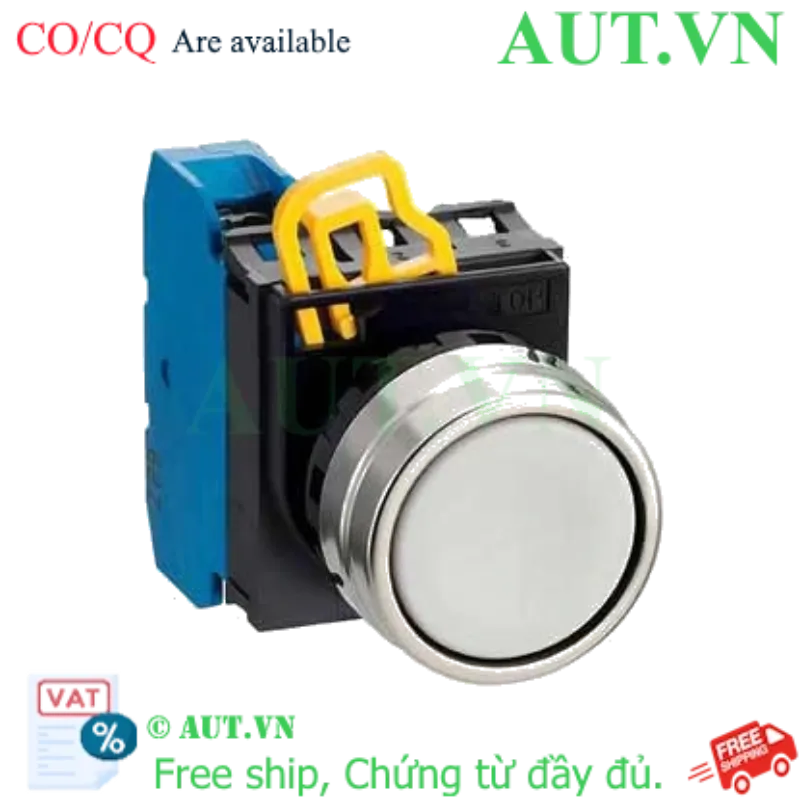 Ảnh của Nút nhấn nhả không đèn IDEC YW4B-M1E10W D22 1NO (Trắng)