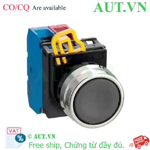 Ảnh của Nút nhấn nhả không đèn IDEC YW4B-M1E11B D22 1NO+1NC (Đen)