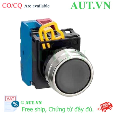 Ảnh của Nút nhấn nhả không đèn IDEC YW4B-M1E11B D22 1NO+1NC (Đen)