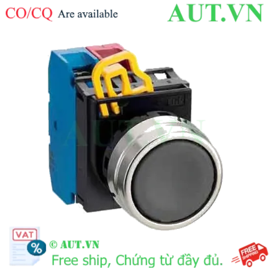 Ảnh của Nút nhấn nhả không đèn IDEC YW4B-M1E11B D22 1NO+1NC (Đen)