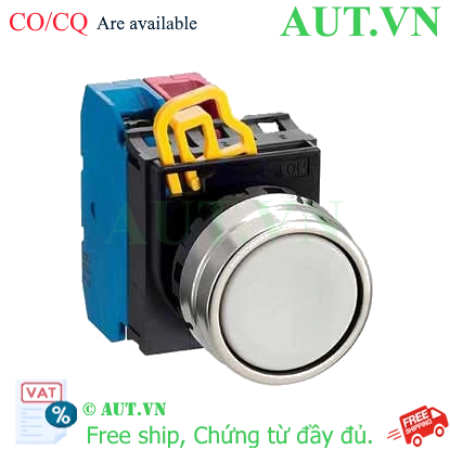 Ảnh của Nút nhấn nhả không đèn IDEC YW4B-M1E11W D22 1NO+1NC (Trắng)