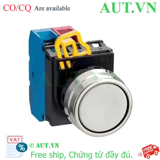 Ảnh của Nút nhấn nhả không đèn IDEC YW4B-M1E11W D22 1NO+1NC (Trắng)
