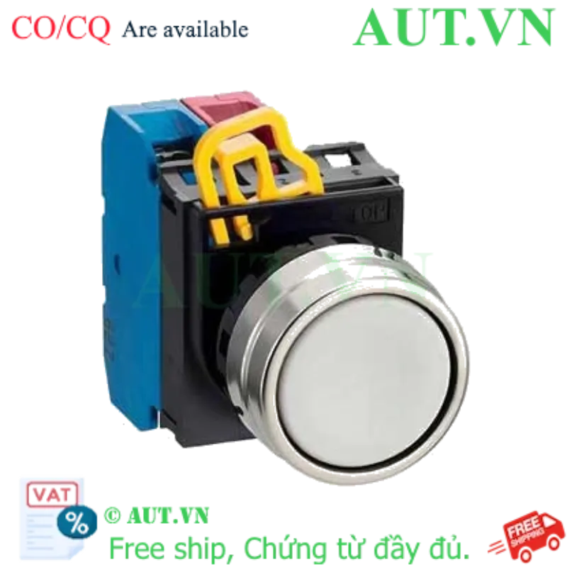 Ảnh của Nút nhấn nhả không đèn IDEC YW4B-M1E11W D22 1NO+1NC (Trắng)