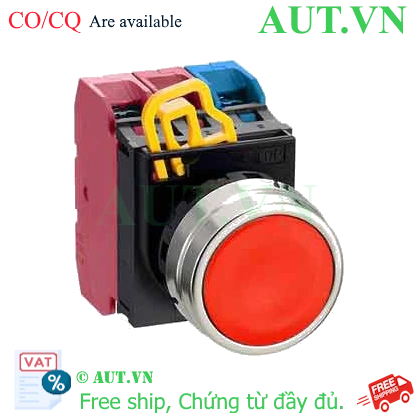 Ảnh của Nút nhấn nhả không đèn IDEC YW4B-M1E12R D22 1NO+2NC (Đỏ)