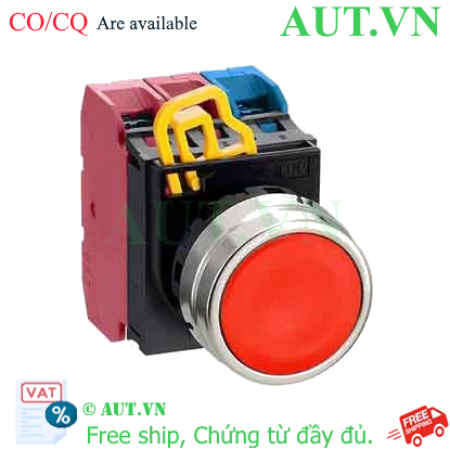 Ảnh của Nút nhấn nhả không đèn IDEC YW4B-M1E12R D22 1NO+2NC (Đỏ)