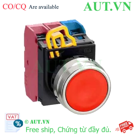 Ảnh của Nút nhấn nhả không đèn IDEC YW4B-M1E12R D22 1NO+2NC (Đỏ)
