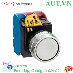 Ảnh của Nút nhấn nhả không đèn IDEC YW4B-M1E12W D22 1NO+2NC (Trắng)