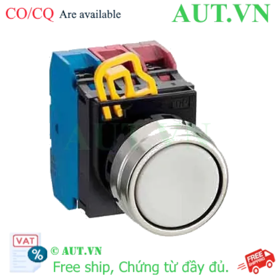 Ảnh của Nút nhấn nhả không đèn IDEC YW4B-M1E12W D22 1NO+2NC (Trắng)