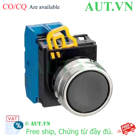 Ảnh của Nút nhấn nhả không đèn IDEC YW4B-M1E20B D22 2NO (Đen)