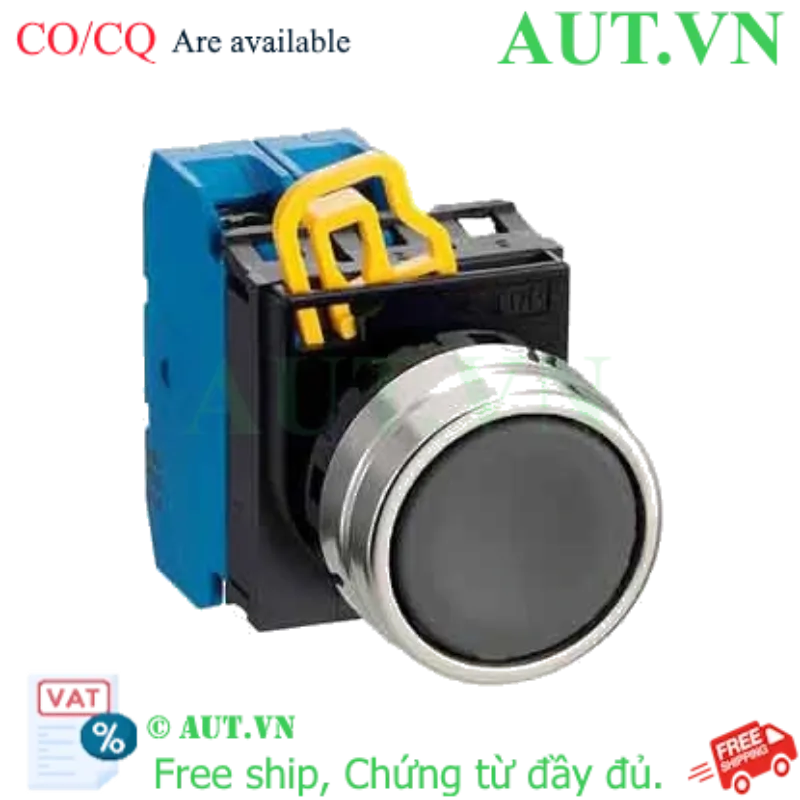 Ảnh của Nút nhấn nhả không đèn IDEC YW4B-M1E20B D22 2NO (Đen)