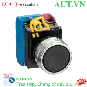 Ảnh của Nút nhấn nhả không đèn IDEC YW4B-M1E21B D22 2NO+1NC (Đen)