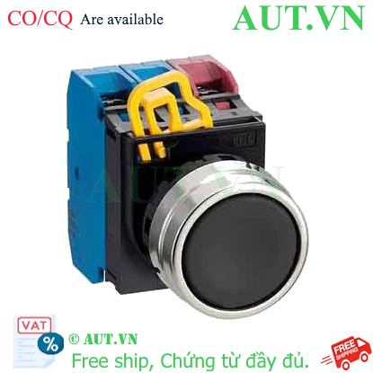 Ảnh của Nút nhấn nhả không đèn IDEC YW4B-M1E21B D22 2NO+1NC (Đen)
