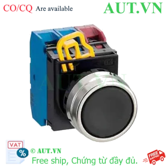 Ảnh của Nút nhấn nhả không đèn IDEC YW4B-M1E21B D22 2NO+1NC (Đen)