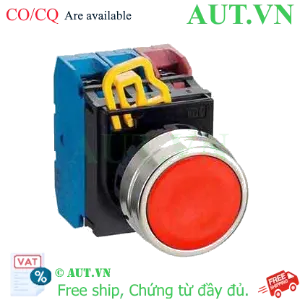 Ảnh của Nút nhấn nhả không đèn IDEC YW4B-M1E21R D22 2NO+1NC (Đỏ)