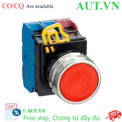 Ảnh của Nút nhấn nhả không đèn IDEC YW4B-M1E21R D22 2NO+1NC (Đỏ)