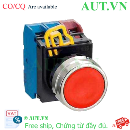 Ảnh của Nút nhấn nhả không đèn IDEC YW4B-M1E21R D22 2NO+1NC (Đỏ)