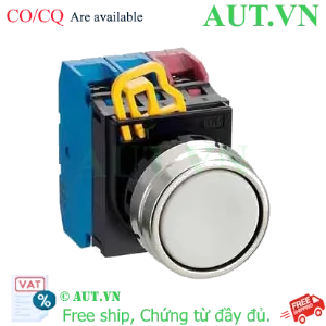 Ảnh của Nút nhấn nhả không đèn IDEC YW4B-M1E21W D22 2NO+1NC (Trắng)