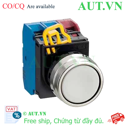 Ảnh của Nút nhấn nhả không đèn IDEC YW4B-M1E21W D22 2NO+1NC (Trắng)