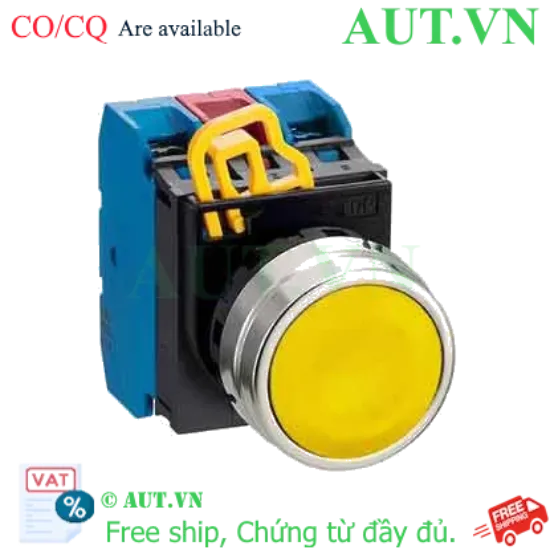 Ảnh của Nút nhấn nhả không đèn IDEC YW4B-M1E21Y D22 2NO+1NC (Vàng)