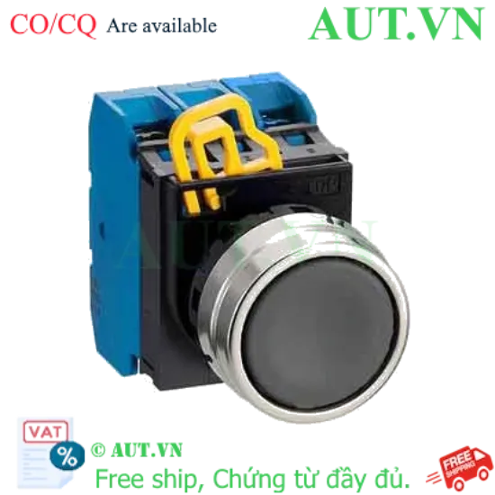 Ảnh của Nút nhấn nhả không đèn IDEC YW4B-M1E30B D22 3NO (Đen)