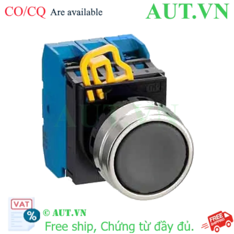 Ảnh của Nút nhấn nhả không đèn IDEC YW4B-M1E30B D22 3NO (Đen)