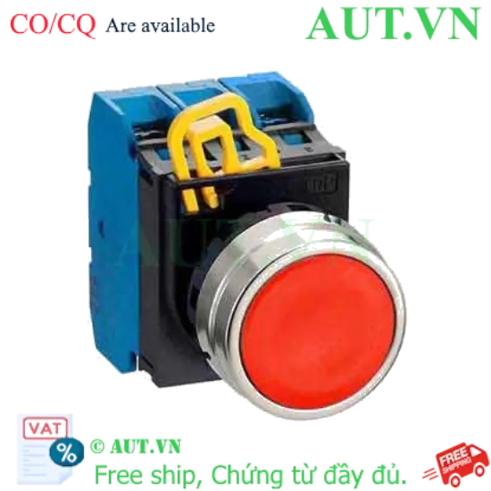 Ảnh của Nút nhấn nhả không đèn IDEC YW4B-M1E30R D22 3NO (Đỏ)