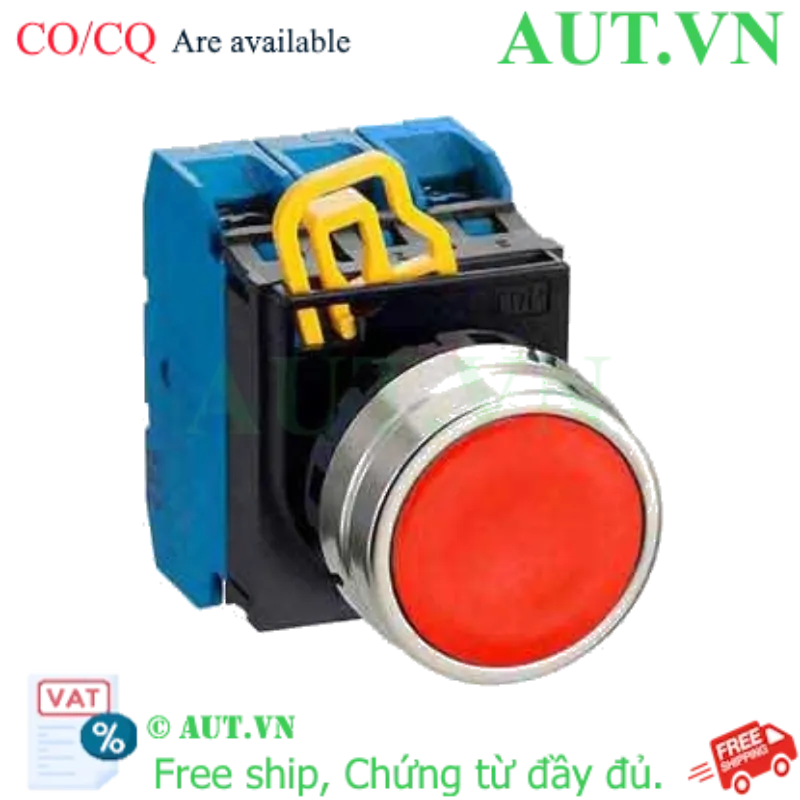 Ảnh của Nút nhấn nhả không đèn IDEC YW4B-M1E30R D22 3NO (Đỏ)