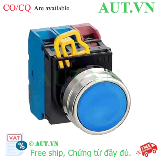 Ảnh của Nút nhấn nhả không đèn IDEC YW4B-M1E30S D22 3NO (Xanh)