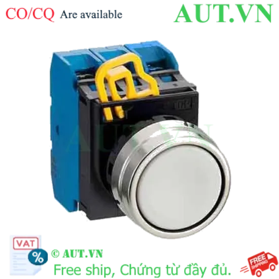 Ảnh của Nút nhấn nhả không đèn IDEC YW4B-M1E30W D22 3NO (Trắng)