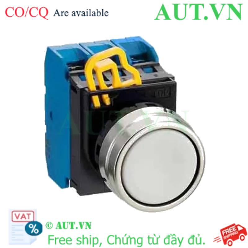 Ảnh của Nút nhấn nhả không đèn IDEC YW4B-M1E30W D22 3NO (Trắng)