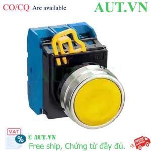 Ảnh của Nút nhấn nhả không đèn IDEC YW4B-M1E30Y D22 3NO (Vàng)