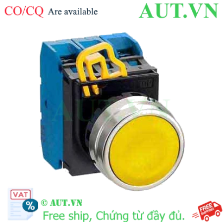 Ảnh của Nút nhấn nhả không đèn IDEC YW4B-M1E30Y D22 3NO (Vàng)