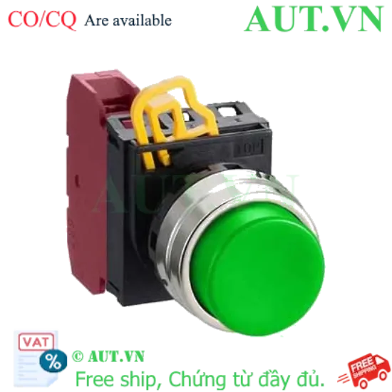 Ảnh của Nút nhấn nhả không đèn IDEC YW4B-M2E01G D22 1NC (Xanh)