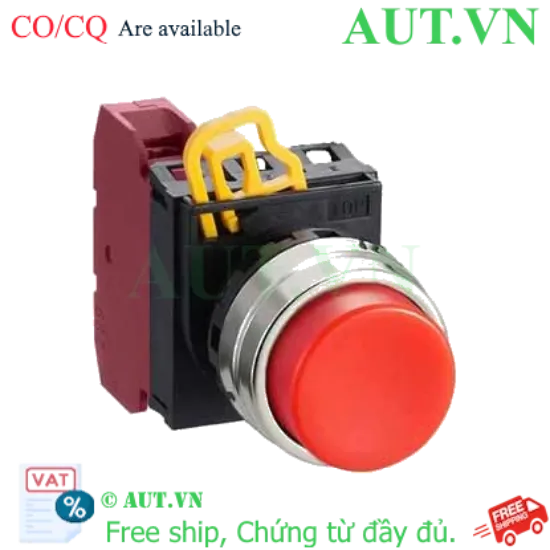 Ảnh của Nút nhấn nhả không đèn IDEC YW4B-M2E01R D22 1NC (Đỏ)