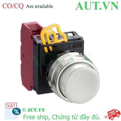 Ảnh của Nút nhấn nhả không đèn IDEC YW4B-M2E01W D22 1NC (Trắng)