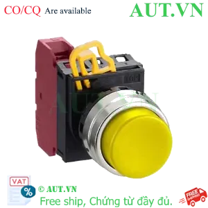 Ảnh của Nút nhấn nhả không đèn IDEC YW4B-M2E01Y D22 1NC (Vàng)