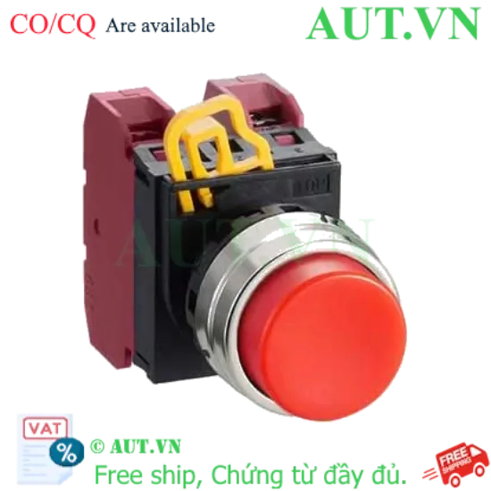 Ảnh của Nút nhấn nhả không đèn IDEC YW4B-M2E02R D22 2NC (Đỏ)