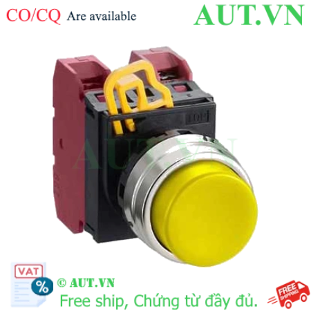 Ảnh của Nút nhấn nhả không đèn IDEC YW4B-M2E02Y D22 2NC (Vàng)