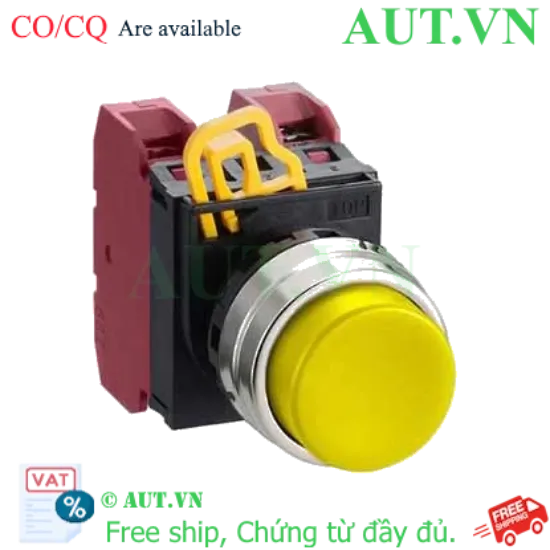 Ảnh của Nút nhấn nhả không đèn IDEC YW4B-M2E02Y D22 2NC (Vàng)
