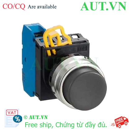 Ảnh của Nút nhấn nhả không đèn IDEC YW4B-M2E10B D22 1NO (Đen)