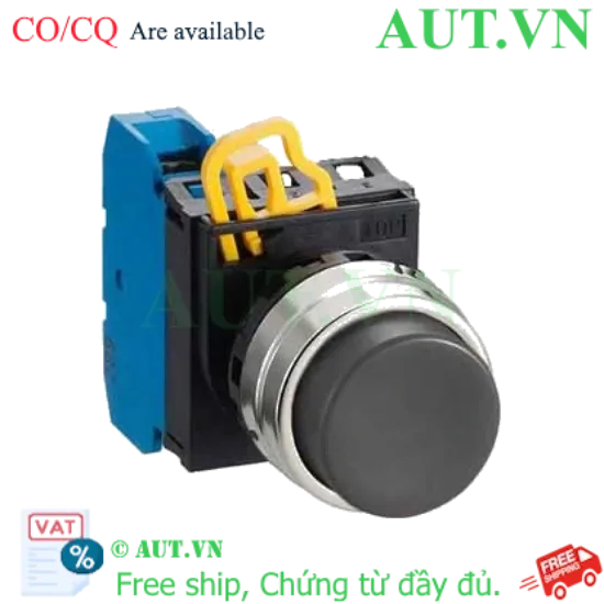 Ảnh của Nút nhấn nhả không đèn IDEC YW4B-M2E10B D22 1NO (Đen)