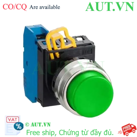 Ảnh của Nút nhấn nhả không đèn IDEC YW4B-M2E10G D22 1NO (Xanh)