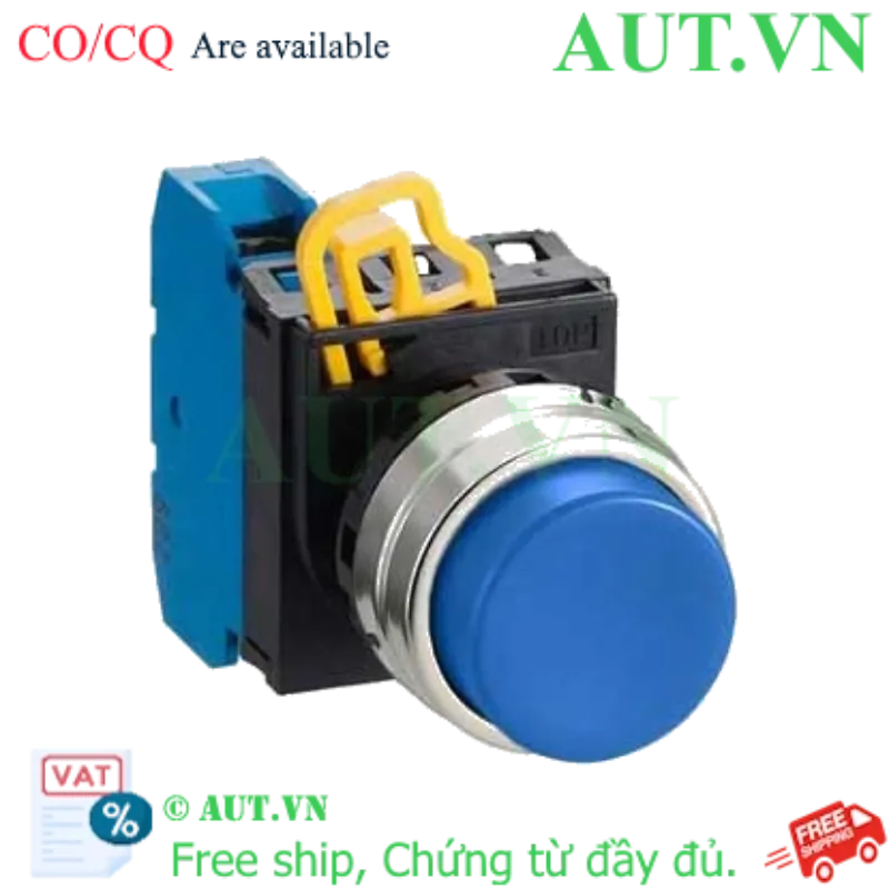 Ảnh của Nút nhấn nhả không đèn IDEC YW4B-M2E10S D22 1NO (Xanh)