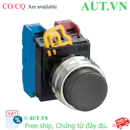 Ảnh của Nút nhấn nhả không đèn IDEC YW4B-M2E11B D22 1NO+1NC (Đen)