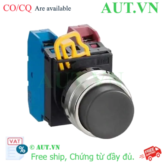 Ảnh của Nút nhấn nhả không đèn IDEC YW4B-M2E11B D22 1NO+1NC (Đen)