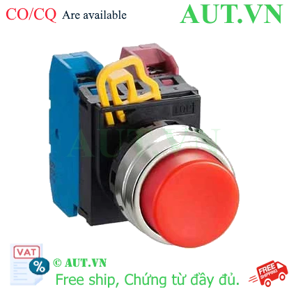 Ảnh của Nút nhấn nhả không đèn IDEC YW4B-M2E11R D22 1NO+1NC (Đỏ)