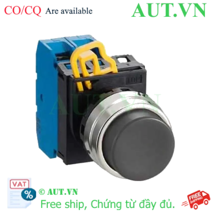 Ảnh của Nút nhấn nhả không đèn IDEC YW4B-M2E20B D22 2NO (Đen)