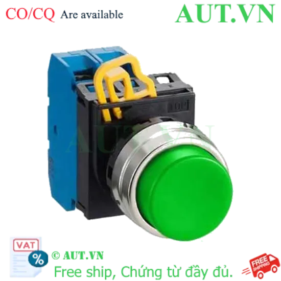Ảnh của Nút nhấn nhả không đèn IDEC YW4B-M2E20G D22 2NO (Xanh)