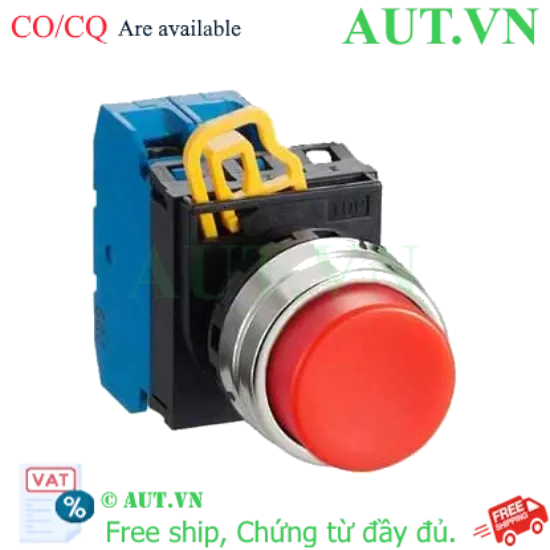 Ảnh của Nút nhấn nhả không đèn IDEC YW4B-M2E20R D22 2NO (Đỏ)