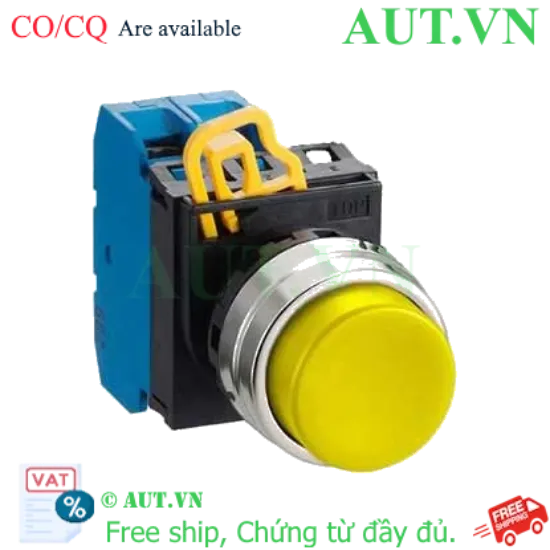 Ảnh của Nút nhấn nhả không đèn IDEC YW4B-M2E20Y D22 2NO (Vàng)